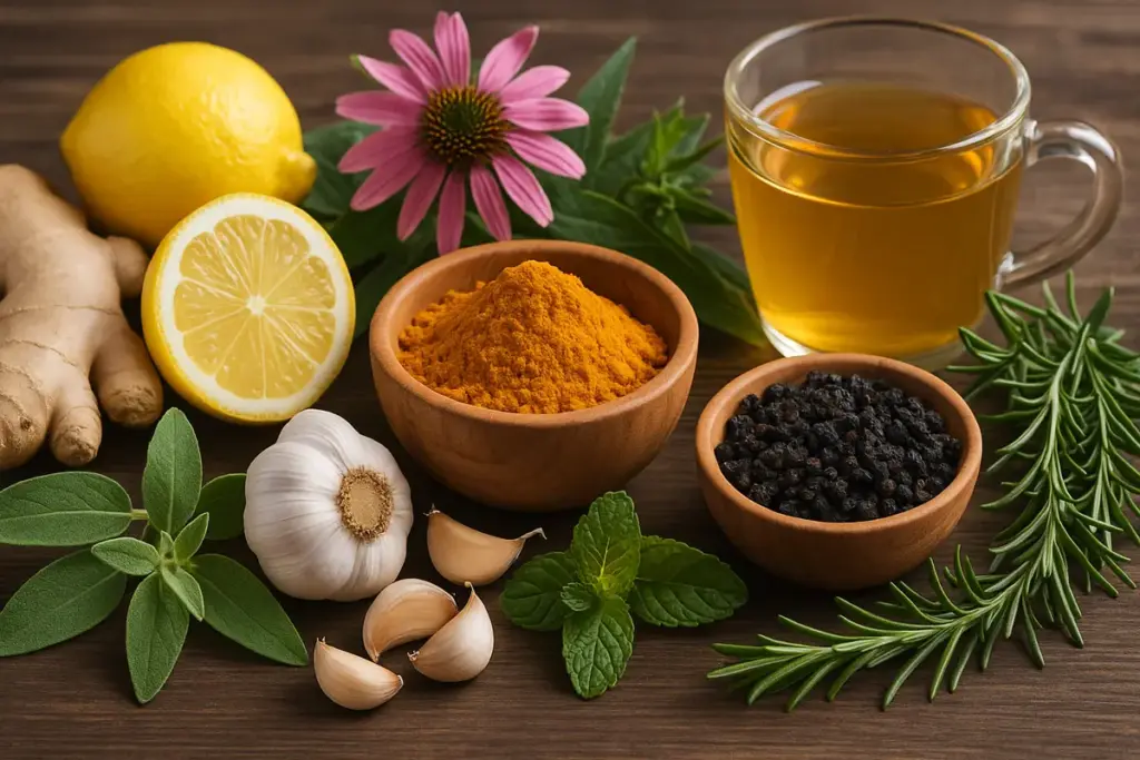 Rimedi naturali per rafforzare il sistema immunitario: le piante più efficaci da inserire nella routine quotidiana